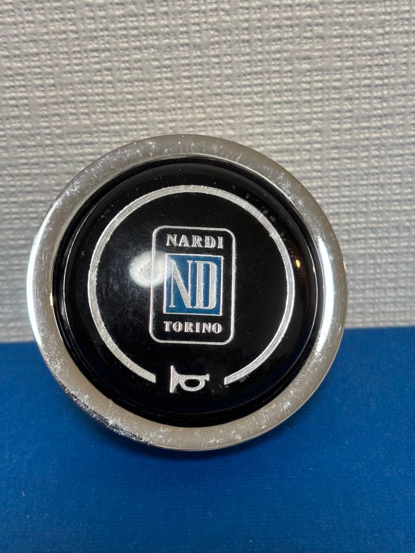 NARDI CLASSIC ブラックレザー＆シルバースポークステアリング 本体