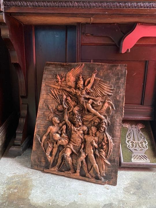 アンティーク  レトロ　調　壁掛け　飾り　額　インテリア　置物　絵画