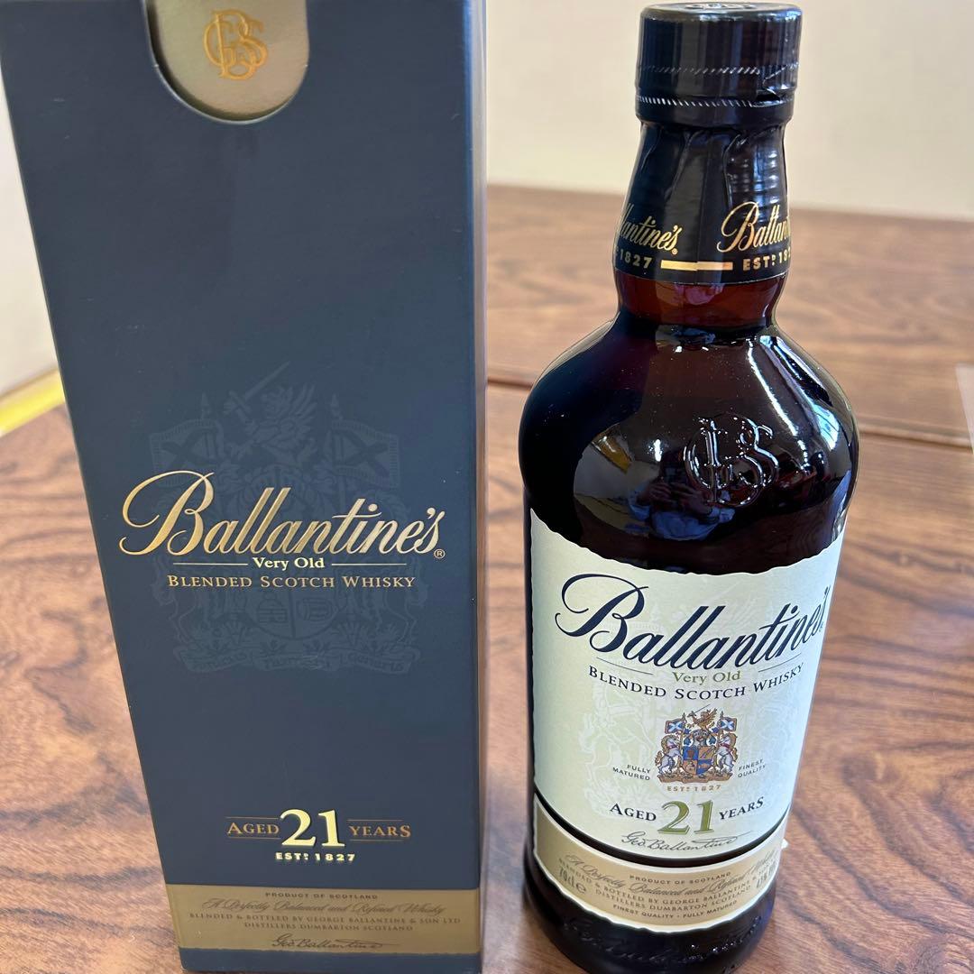 バランタイン 21年 青箱　未開栓