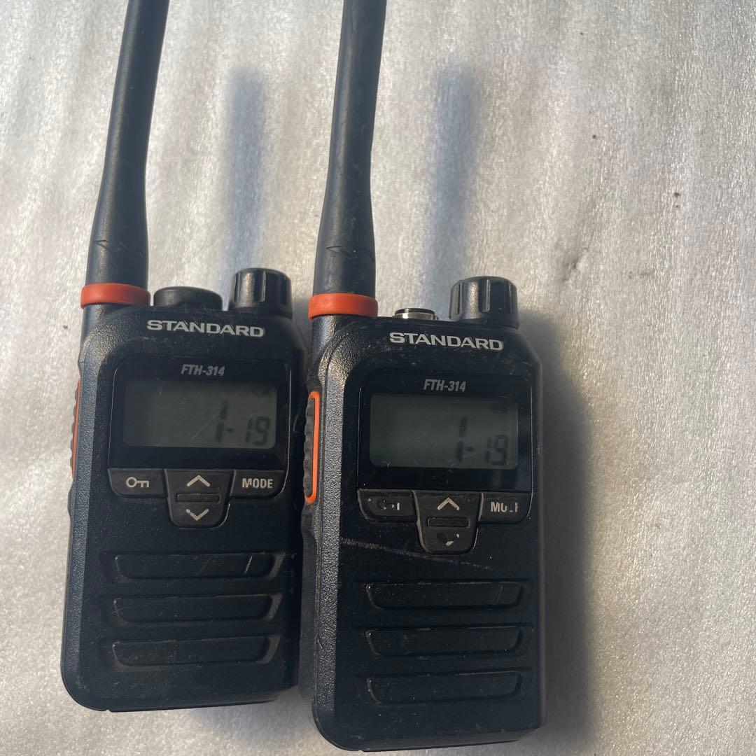 STANDARD FTH-314 トランシーバー 2台 中継器対応 特定小電力
