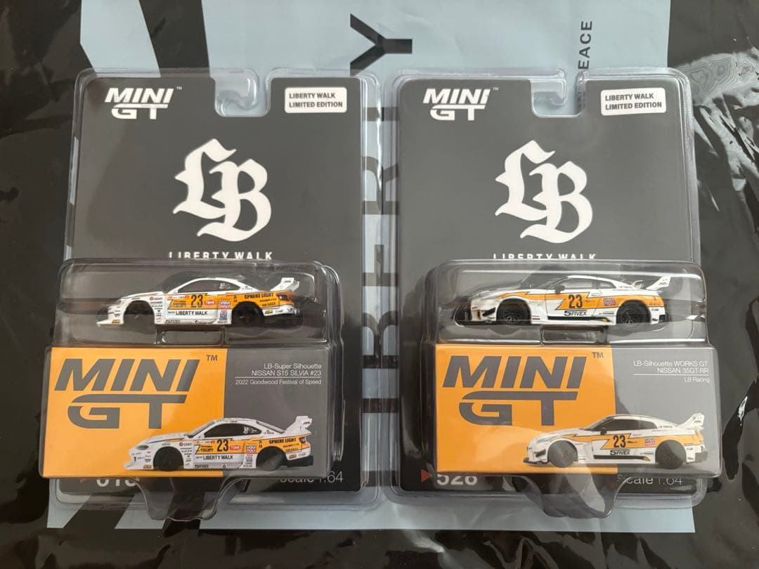 MiNiGT LBworks シルビア　GTR 2台セット　LBracing