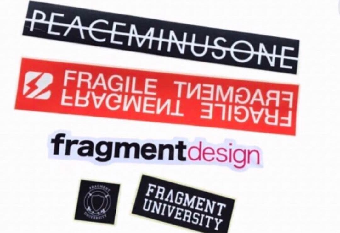 FRAGMENT藤原ヒロシ & PEACEMINUSONE ステッカー