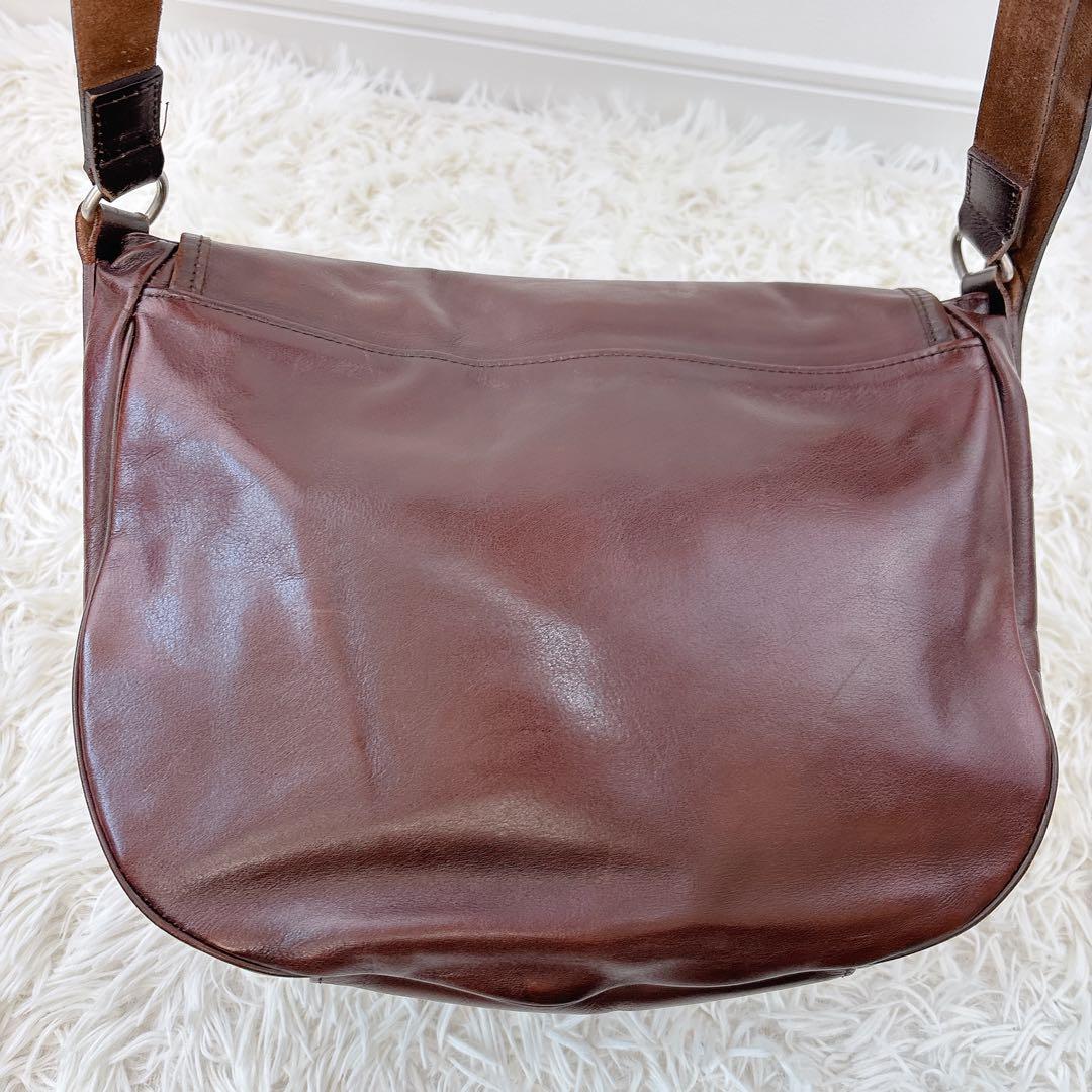 希少✨MARGARET HOWELL ×PORTER レザーショルダー 茶