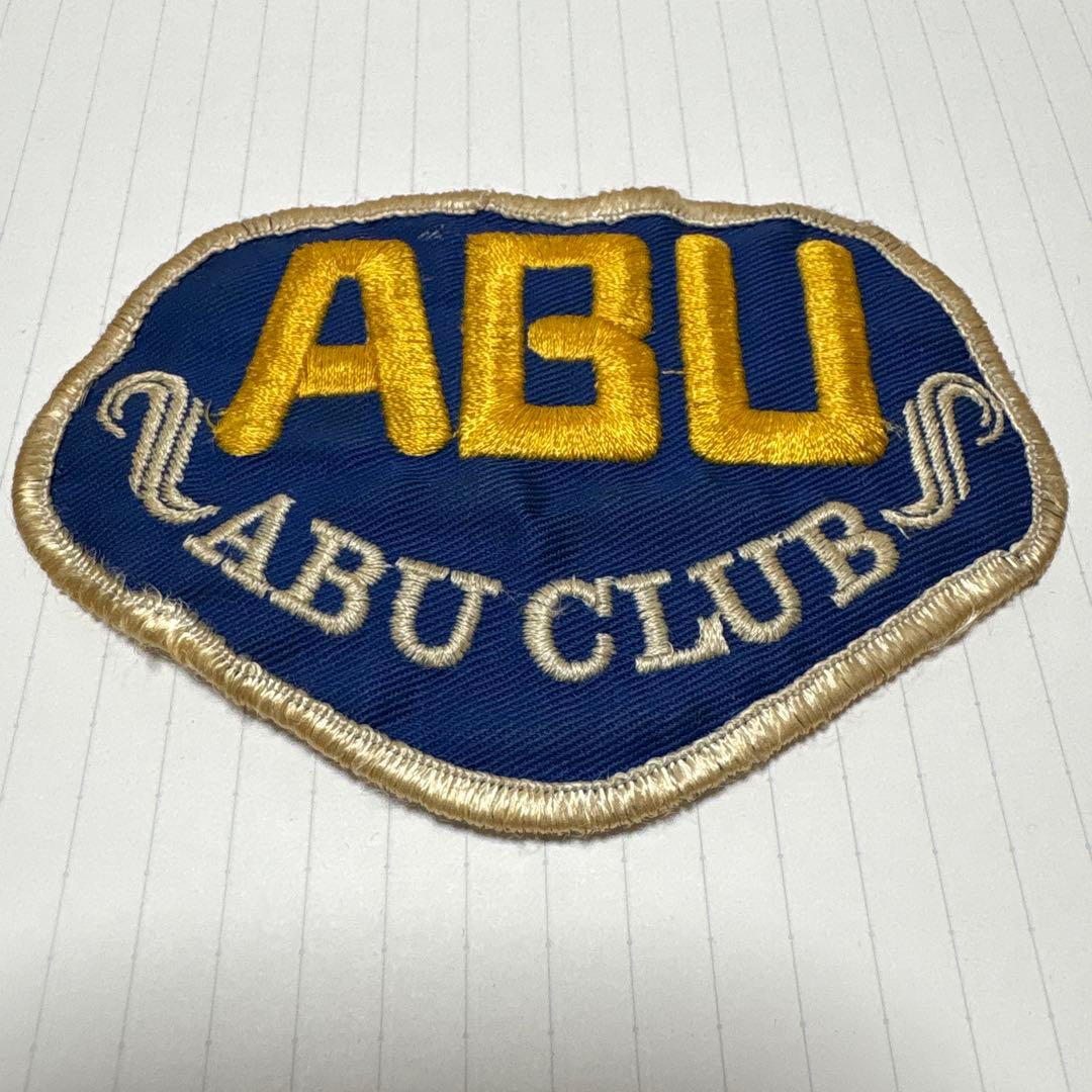 ABU CLUB 刺繍パッチ ビンテージ ワッペン