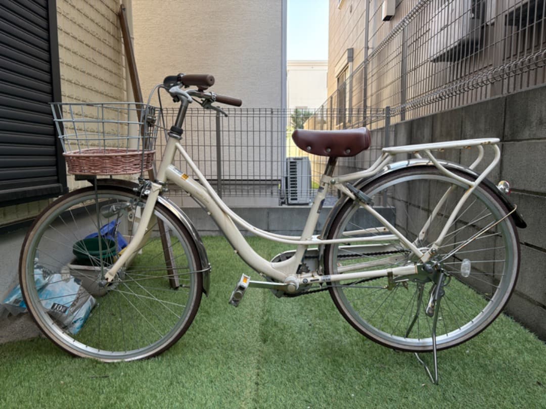 ★都心・埼玉（川口近郊）限定★子供自転車★アイボリー★24インチ