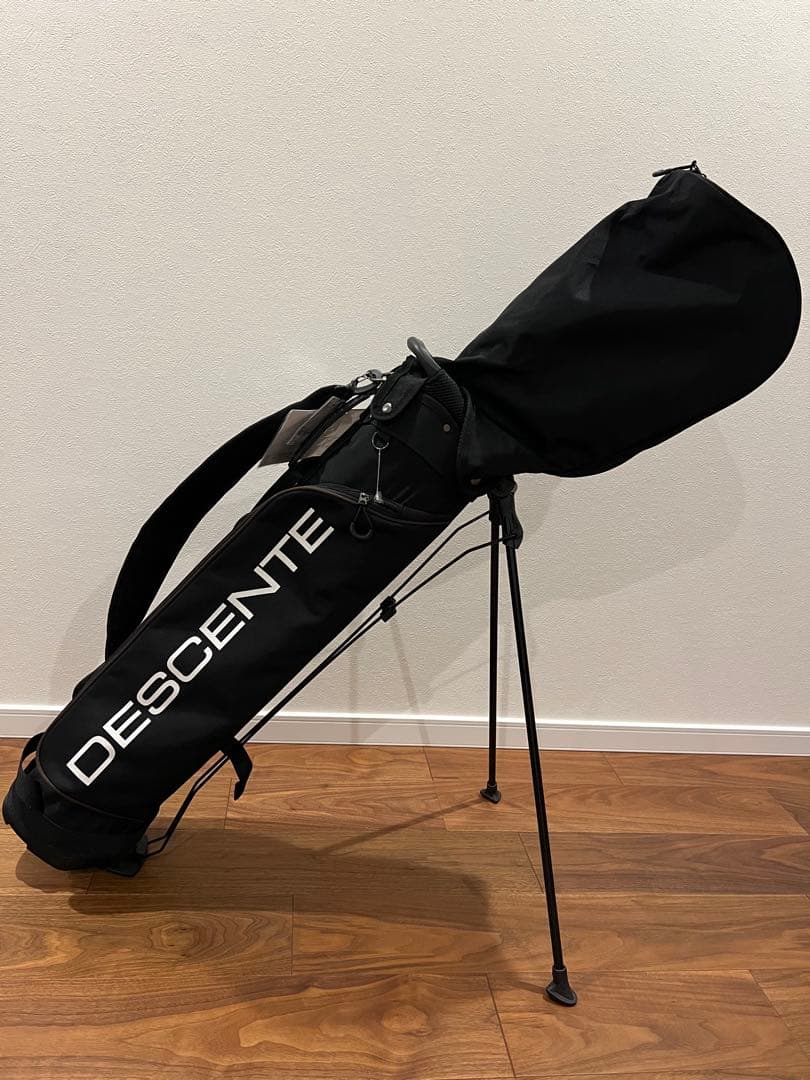DESCENTE スタンドゴルフバッグ ブラック（未使用）