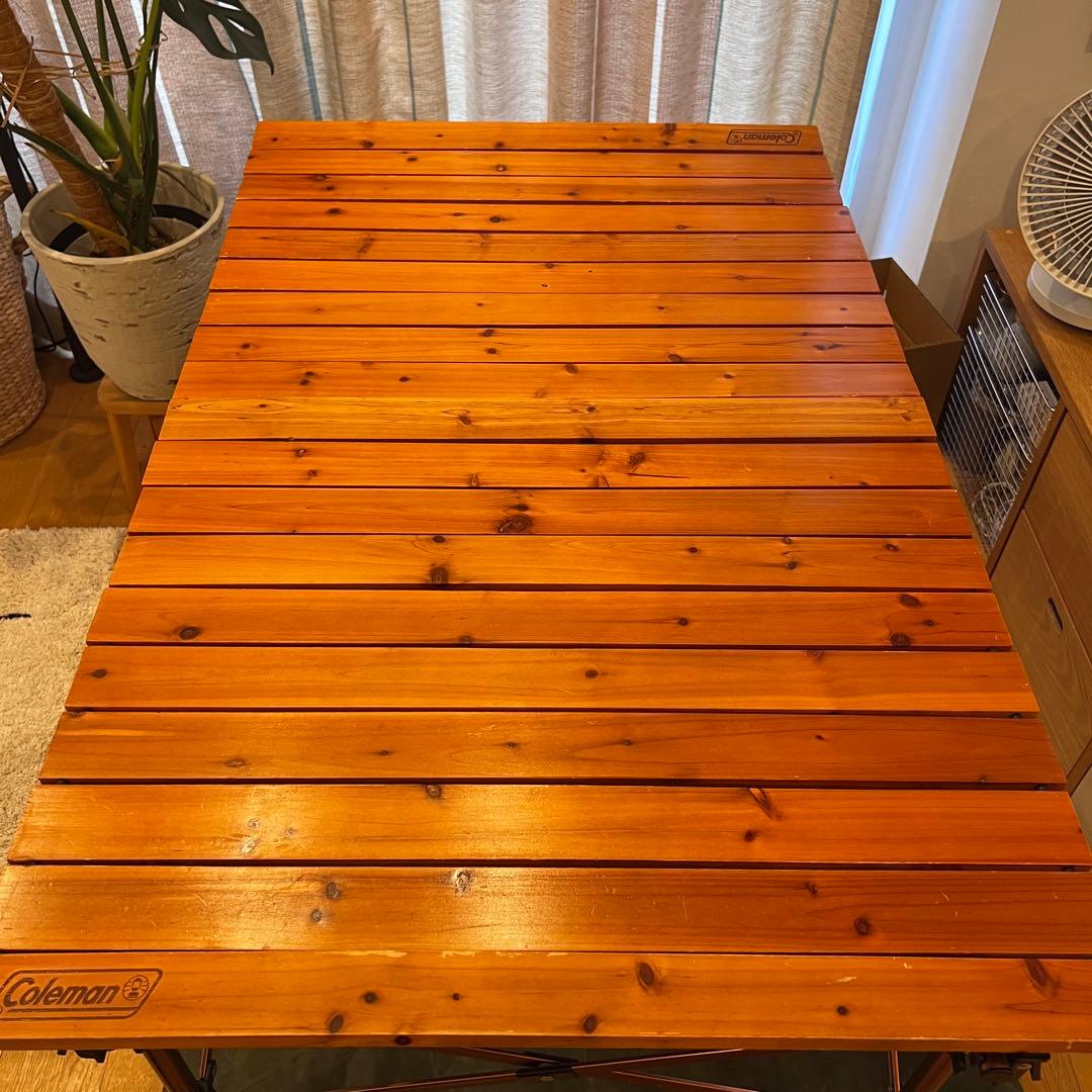 コールマン　ナチュラルウッドロールテーブル クラシック（110）