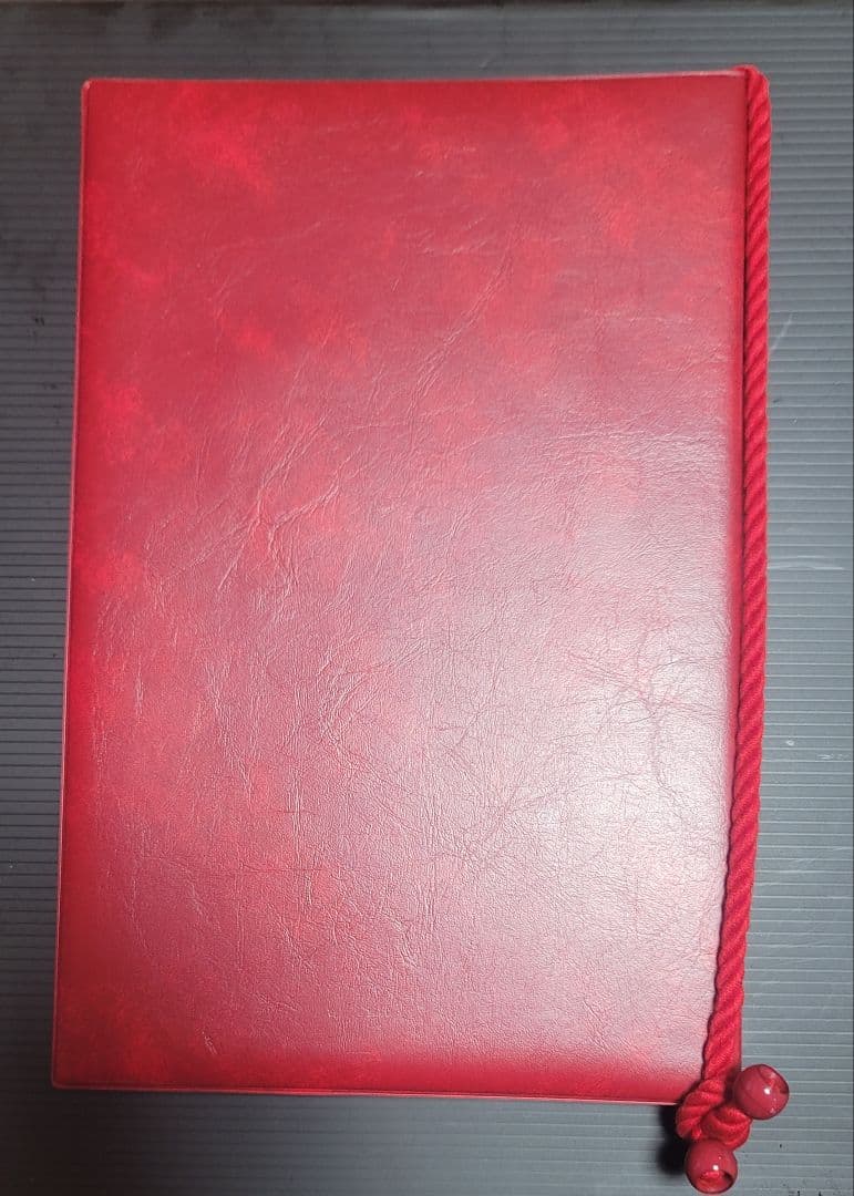 新品■メニュー表11個セット　喫茶純喫茶カフェ高級menu赤ワインレッド