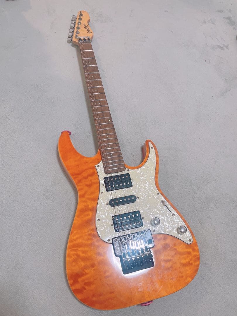 【美品】GrassRoots G-SN-62QM SSH エレキギター