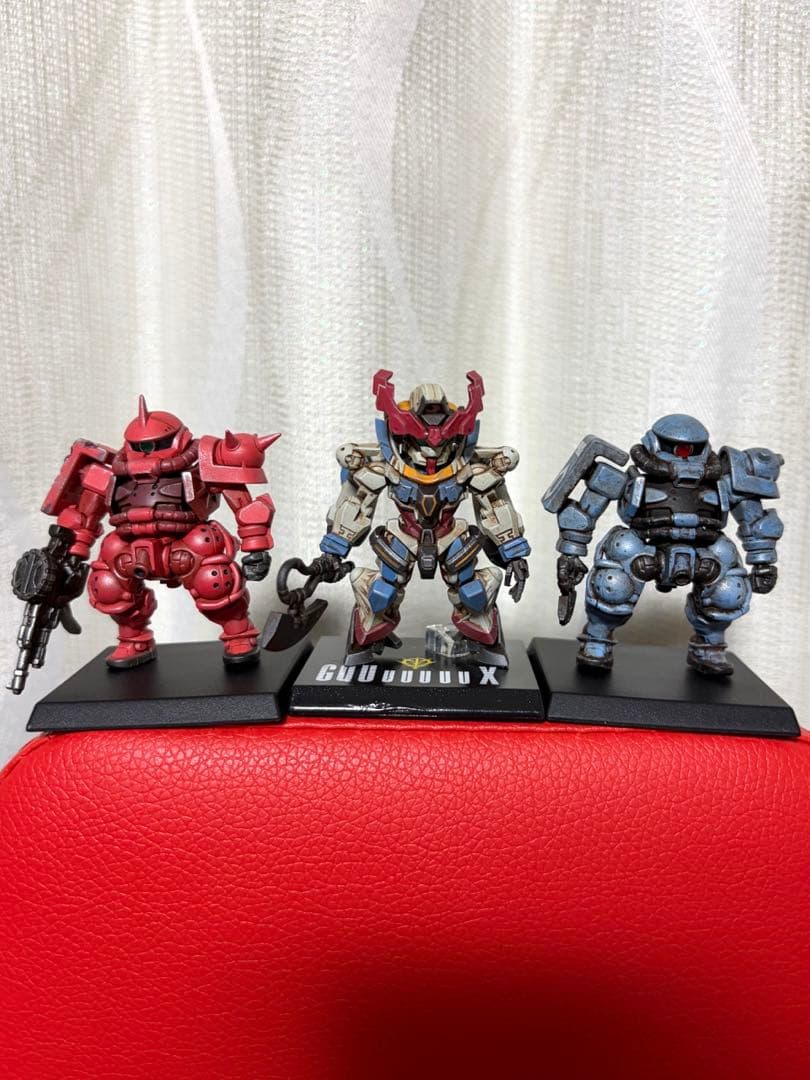 ガンダムコンバージ　ジークアクスセット　リペイント品
