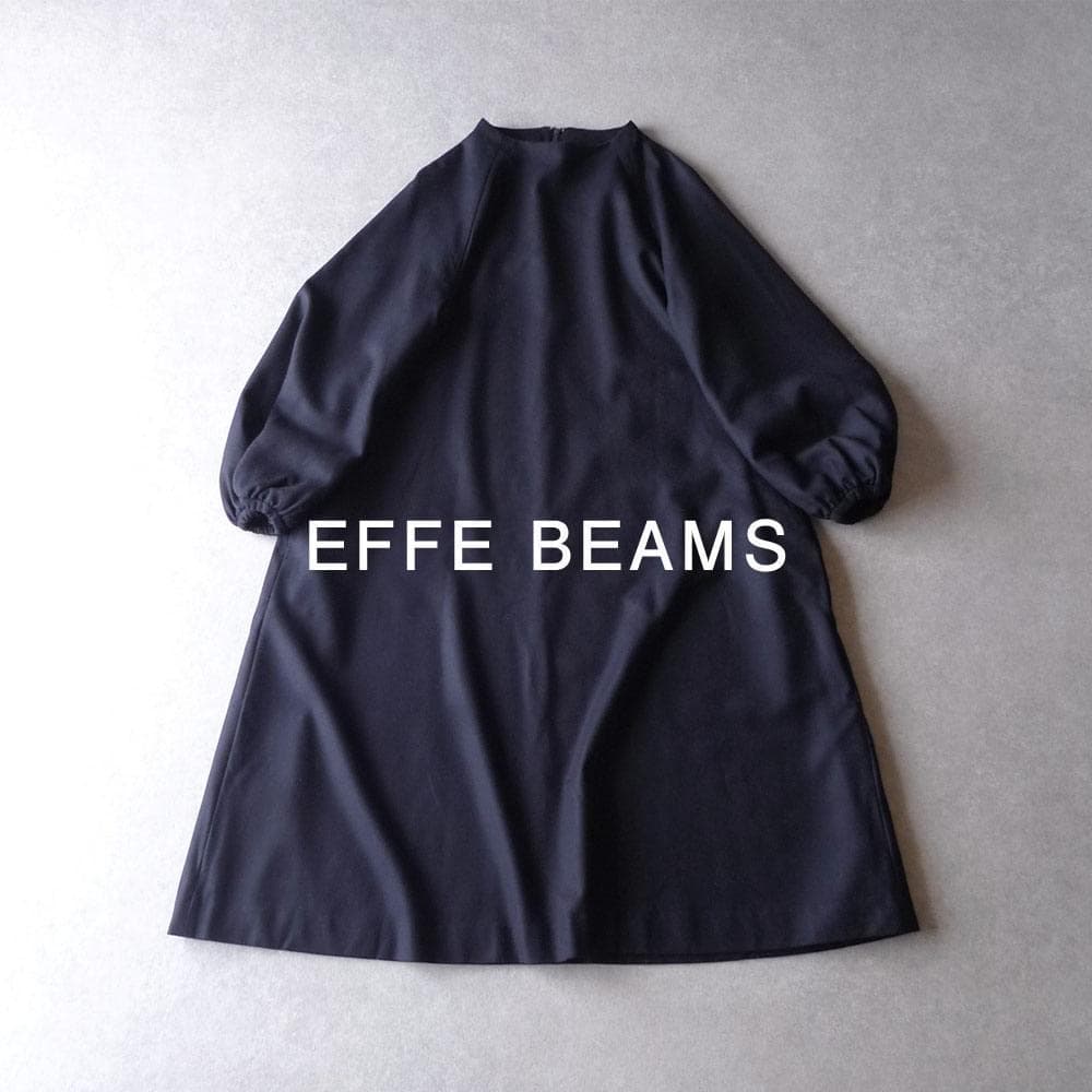美品 EFFE BEAMS 4,3万 カシミア混ワンピース　エッフェ ビームス