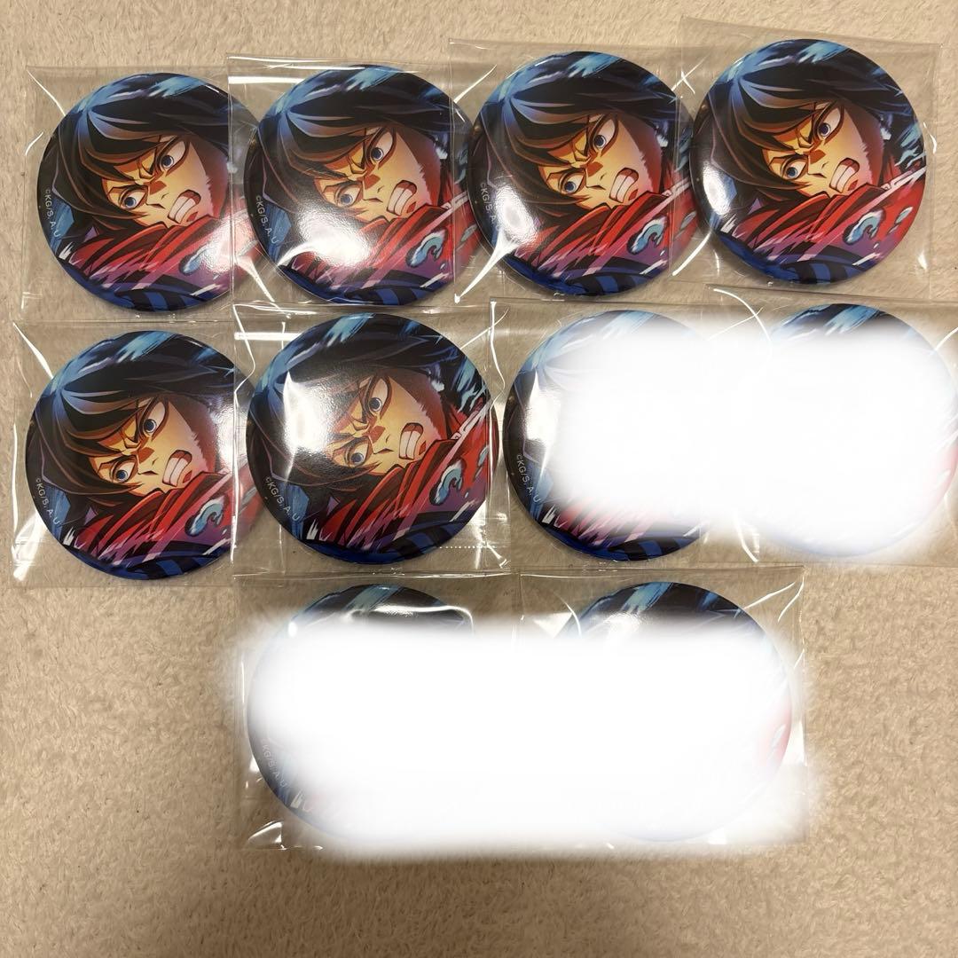 鬼滅の刃　KV缶バッジ　冨岡義勇　6点