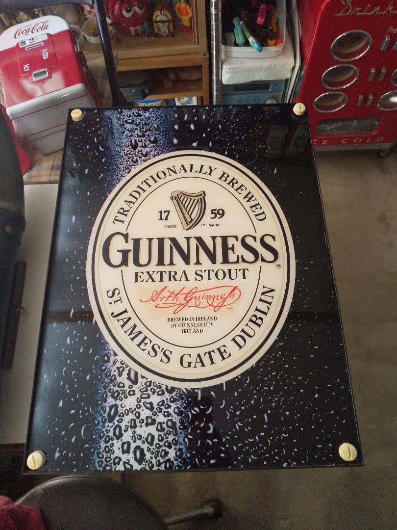 ギネスビールネオンサイン パネルサイン GUINNESS点灯不良