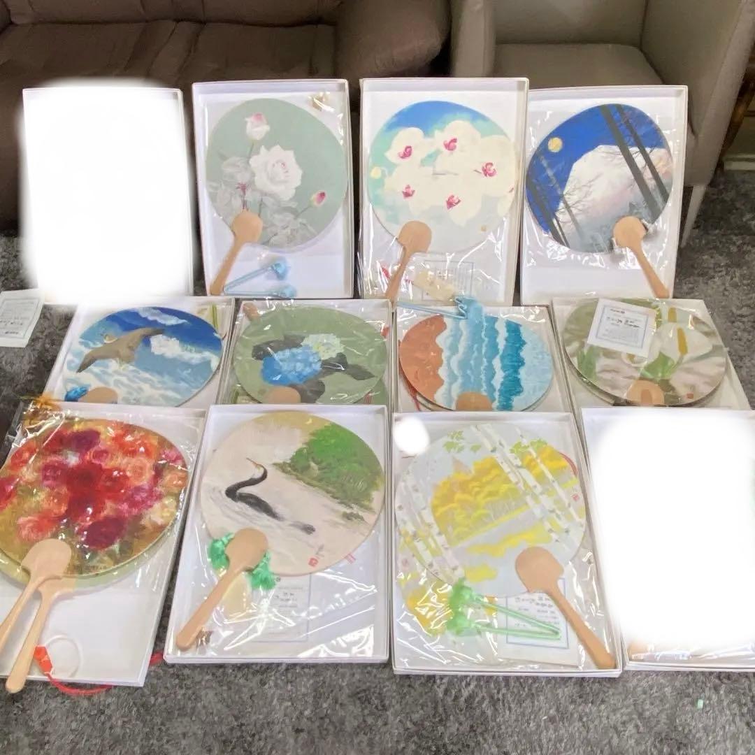 高島屋名物　大うちわ　21本セット　昭和