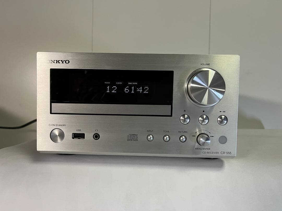 ONKYO オンキョー CR-555 CDレシバーアンプ/本体のみ中古品④