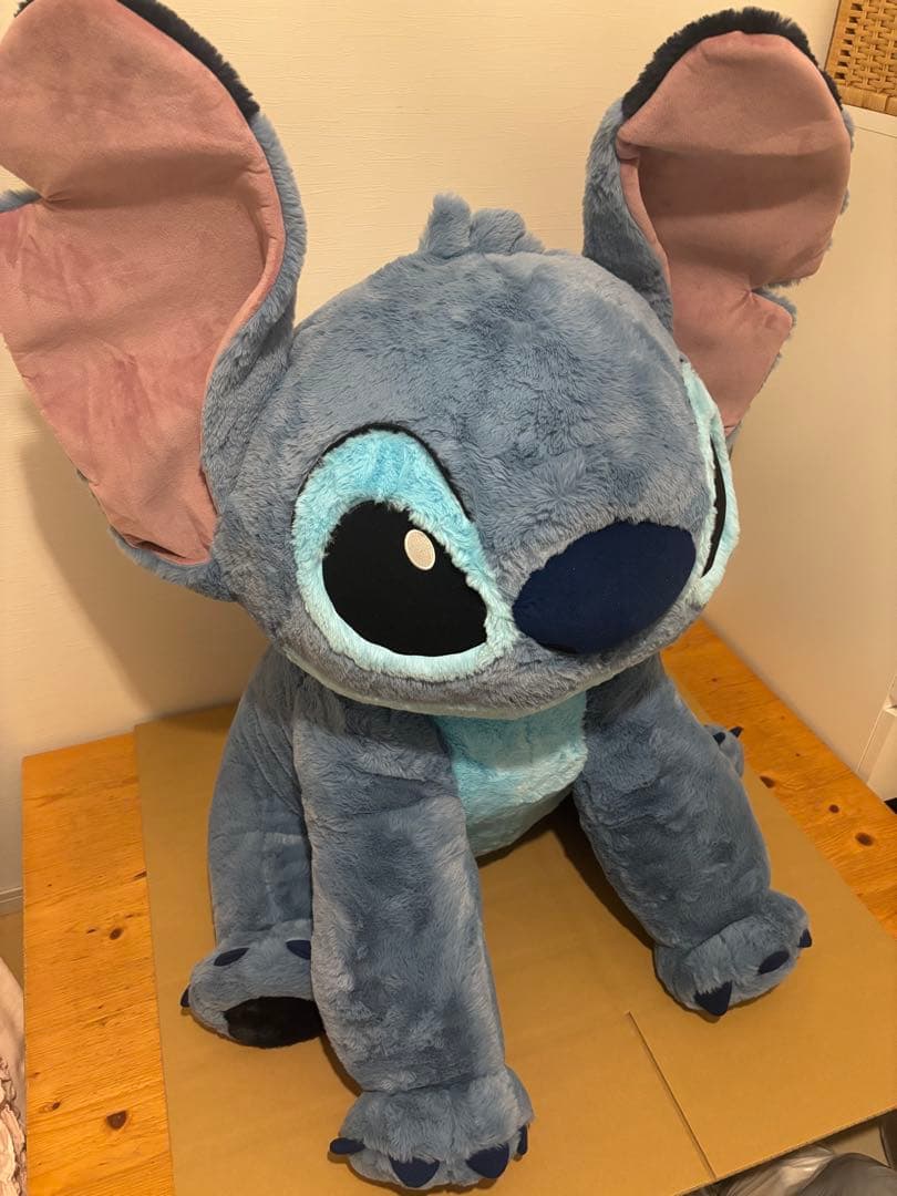 コストコ　スティッチ 特大ぬいぐるみ　限定　ブランケット