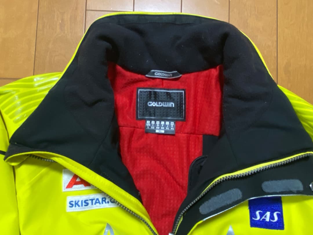 GOLDWIN スキーウェア ジャケット イエロー XL ユーズド
