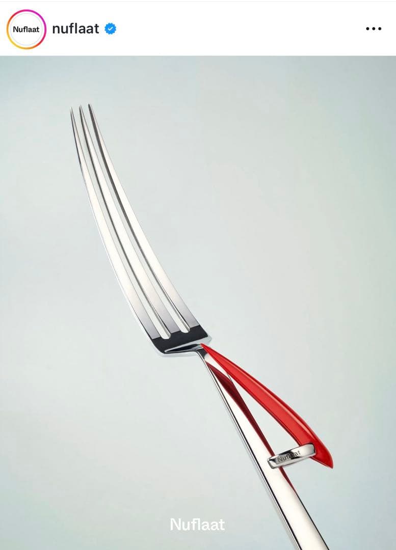 新品未使用 Nuflaat ネイル フォーク