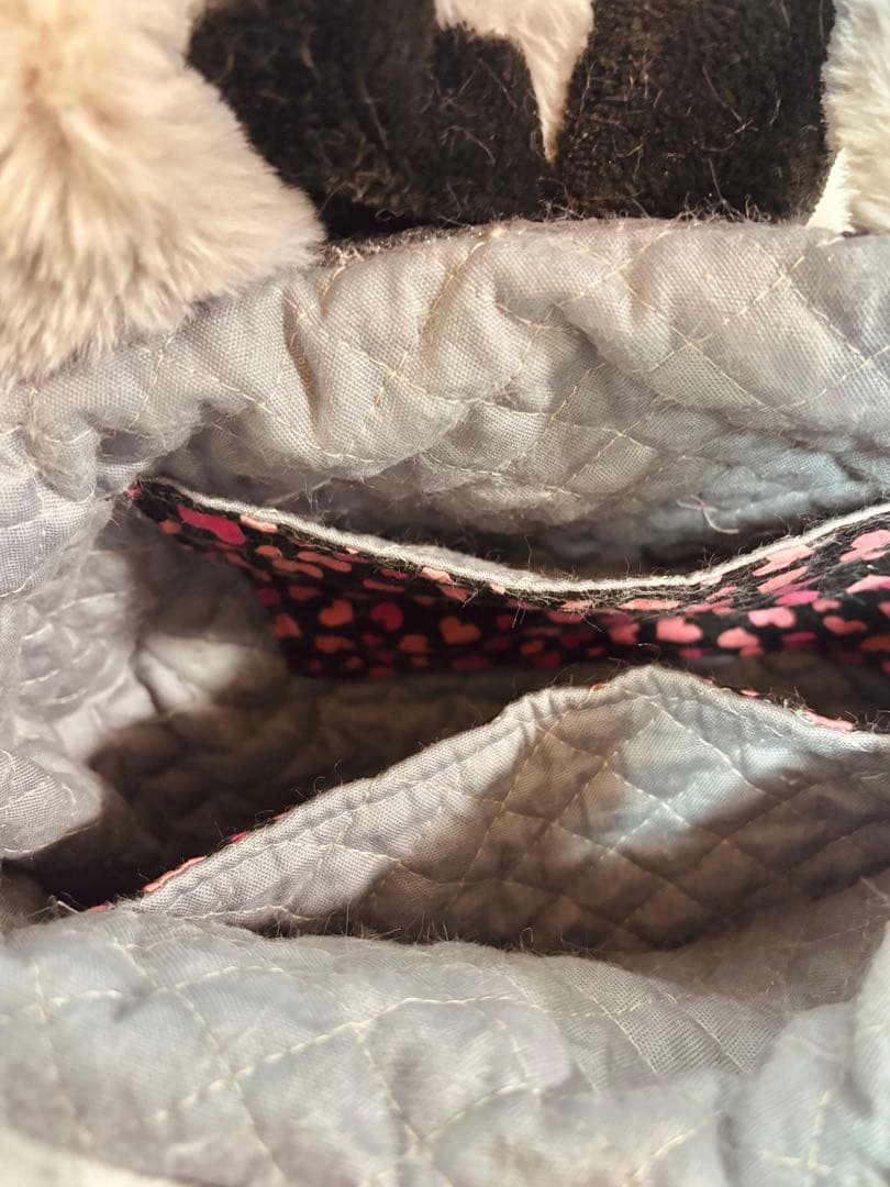 コヤンイサムチョン　グレーブルーファのフリルコロリンバッグ