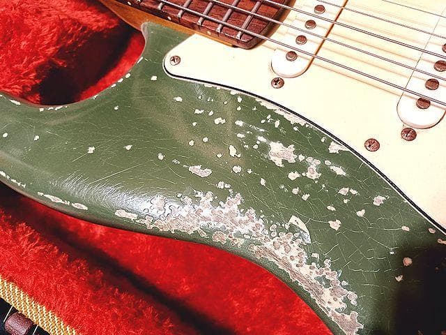 ギター CustomElectrolic Relic OliveGreen Strato